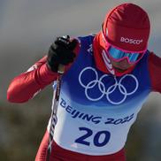 Anastasia Rygalina (Rusia), concurând la proba de Schi fond