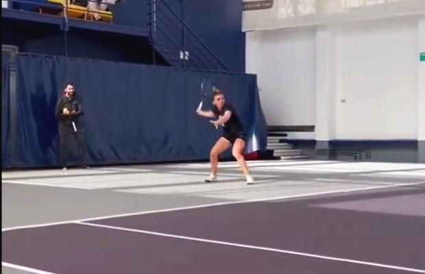 Ar fi surpriza anului! Cine a supravegheat-o pe Simona Halep la ultimul antrenament