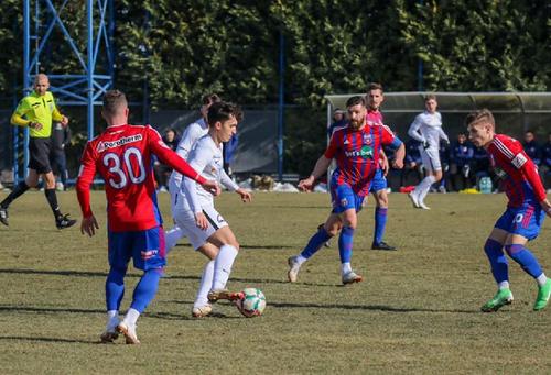 Roș-albaștrii s-au distrat cu echipa secundă a constănțenilor / Sursă foto: Facebook@ CSA Steaua București