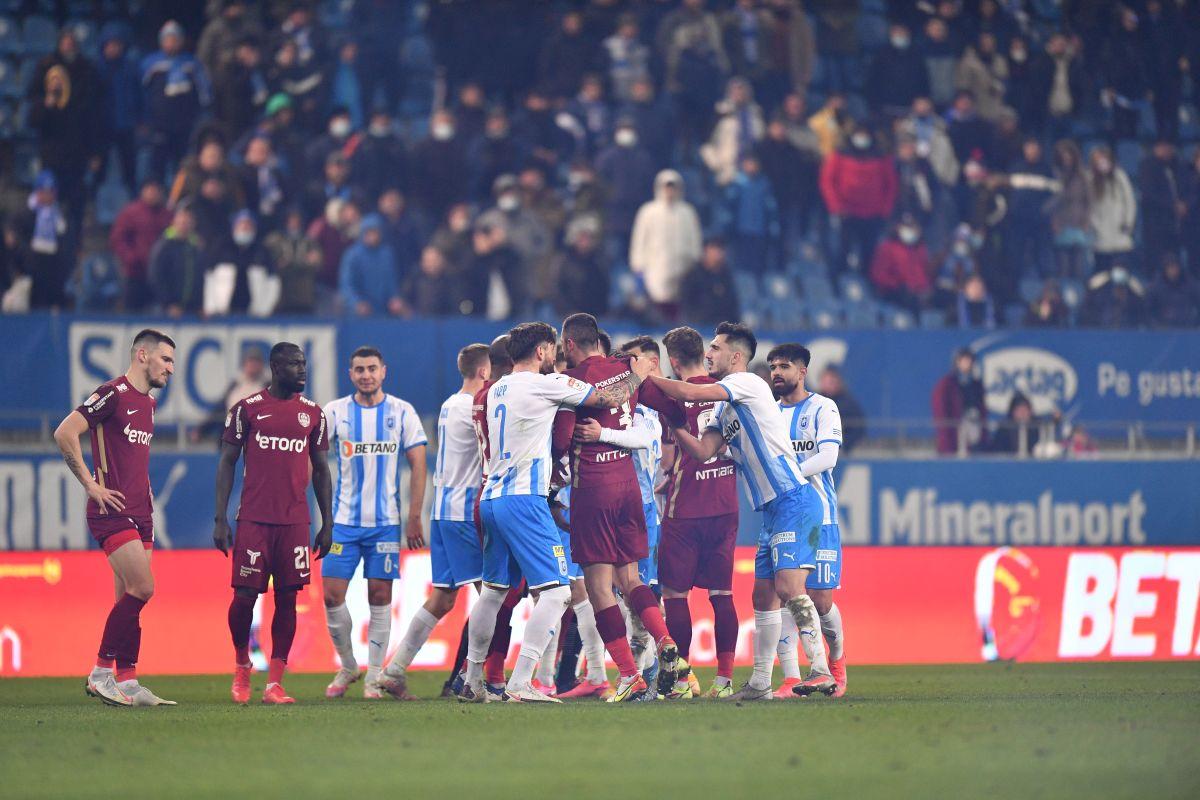 CSU Craiova - CFR Cluj, nervi la final / FOTO: Raed Krishan (GSP)