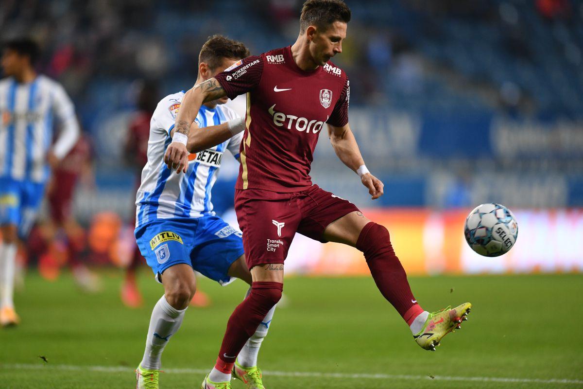 CSU Craiova - CFR Cluj, deblocat de o gafă de amatori » Cum a ajuns mingea la Petrila