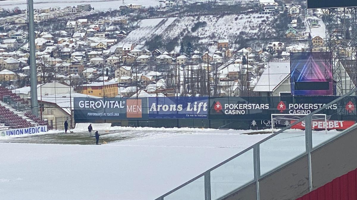 Gazon CFR Cluj 5 februarie