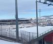„Ice Age” în Gruia » Cum arată suprafața de joc cu mai puțin de 12 ore înainte de CFR Cluj - FCSB