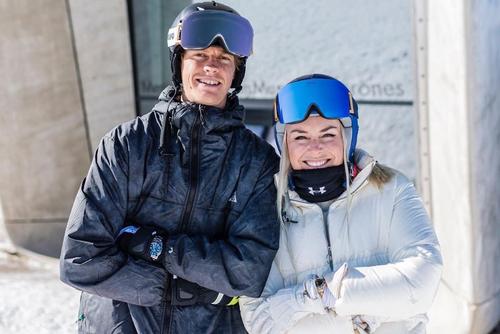 Jannik Sinner și Lindsey Vonn Foto: X