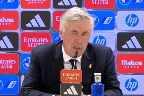 Carlo Ancelotti, după Real - Atletico 1-1, foto: twitter