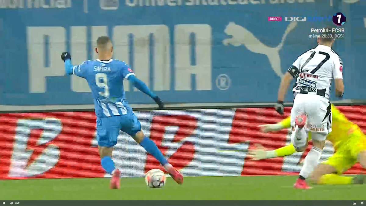 Iulian Călin n-a văzut nimic în Universitatea Craiova - U Cluj! Două penalty-uri evidente ratate: Cârțu l-a înfruntat la pauză