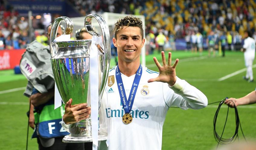 Cristiano Ronaldo, după al 5-lea trofeu Champions League. foto: Imago