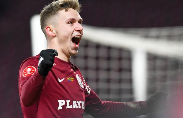 Direct în istorie! Louis Munteanu a spulberat recordul în 22 de etape după „dubla” din UTA - CFR Cluj