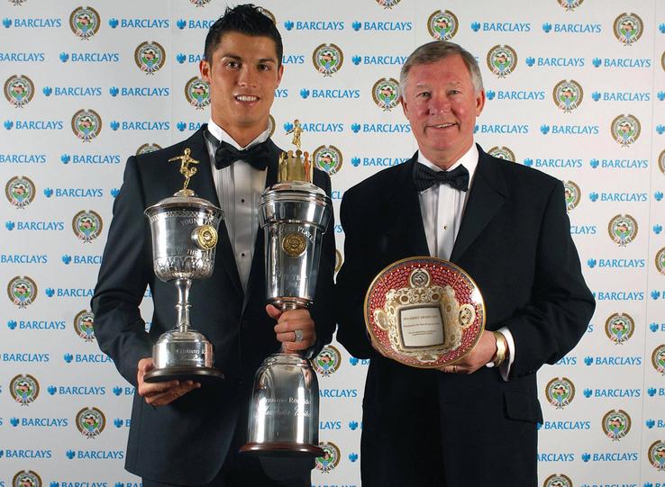Cristiano Ronaldo și Alex Ferguson