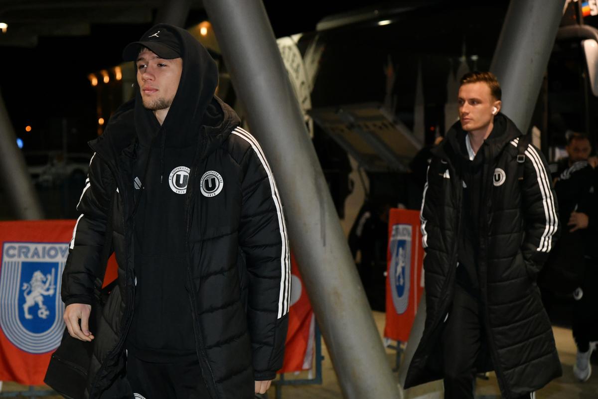U Craiova - U Cluj, imagini surprinse îniante de meci