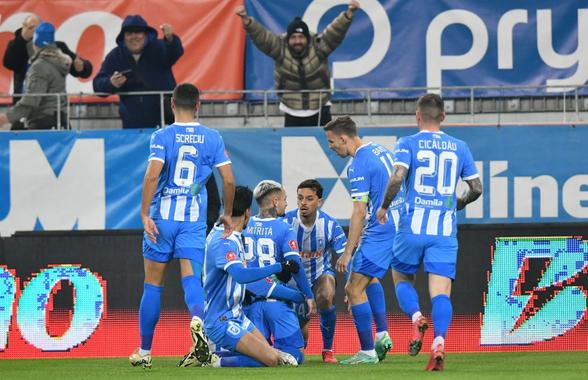 Universitatea Craiova - U Cluj a fost un duel cu năbădăi! Două penalty-uri, un „roșu”, 11 „galbene” și ocazii la fiecare atac » Clasamentul arată INCREDIBIL în acest moment