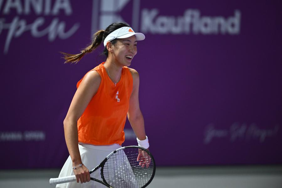 Xinyu Wang, la Transylvania Open/Foto: Imago Images Xinyu Wang, vicecampioana olimpică de la Paris, luptă pentru ambele titluri la Transylvania Open: „Joc cu o mentalitate excelentă”