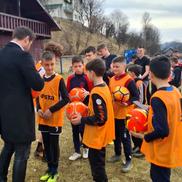 Adrian Mutu, în vizită la Valea Doftanei / Sursă foto: Facebook Primăria Valea Doftanei