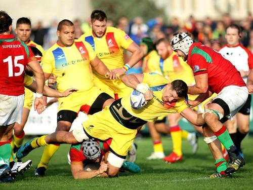 Mihai Macovei într-un meci cu Portugalia în 2018 FOTO sportpictures.eu