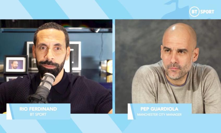 Pep Guardiola, interviu de impact cu Rio Ferdinand