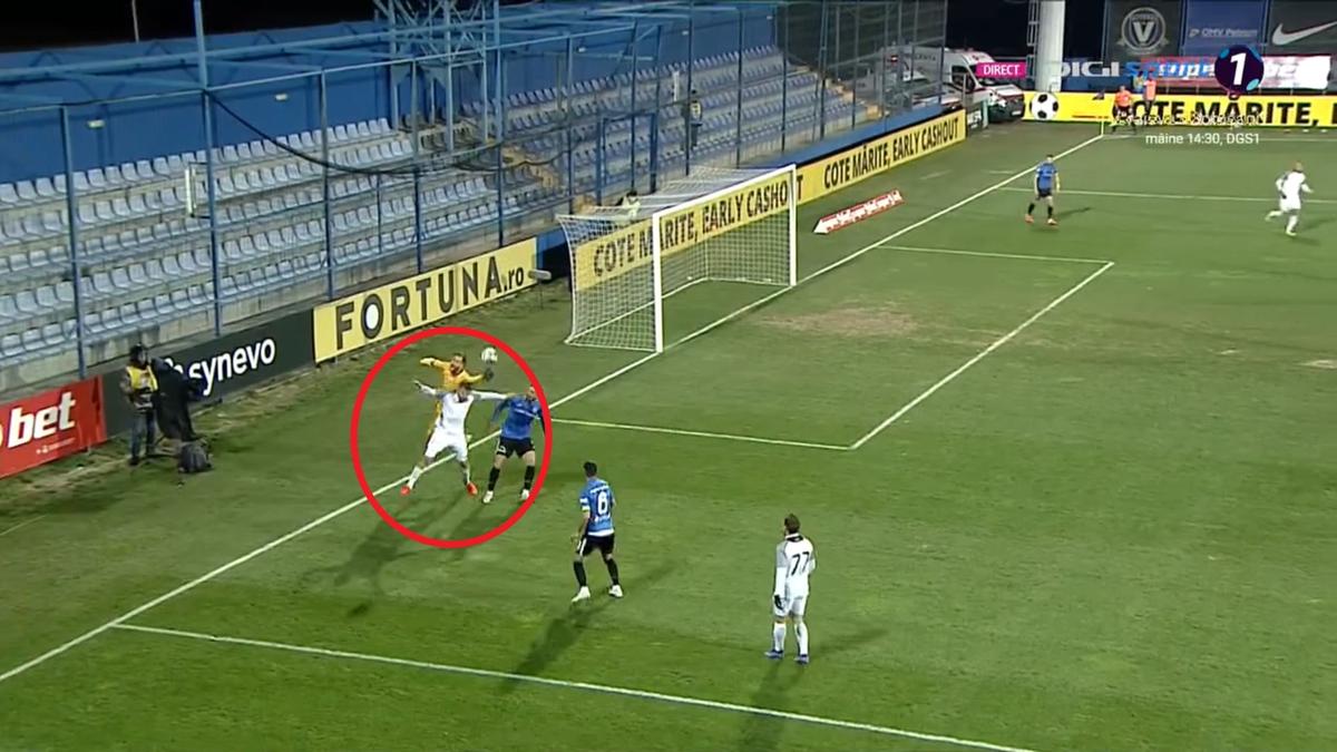 Greșeală arbitraj Viitorul Constanța - Academica Clinceni 5 martie 2021