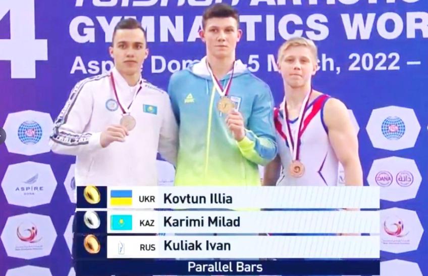 Gimnastul rus Ivan Kuliak (20 de ani) a folosit un simbol sfidător la etapa de Cupă Mondială de la Doha, Qatar. A imprimat pe echipament, în zona pieptului, un „Z” similar cu cel de pe tancurile rusești care au invadat Ucraina.