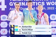Moment șocant pe podium! Un gimnast rus a apărut în fața rivalului ucrainean cu semnul tancurilor lui Putin pe piept