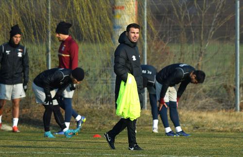 Mutu a părut preocupat la antrenamentul de ieri // FOTO: Cristi Preda