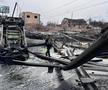 Urmările bombardamentului în Kiev. Așa arată străzile din centrul orașului