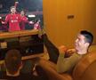 Cristiano Ronaldo, savurând eșecul lui United cu Liverpool