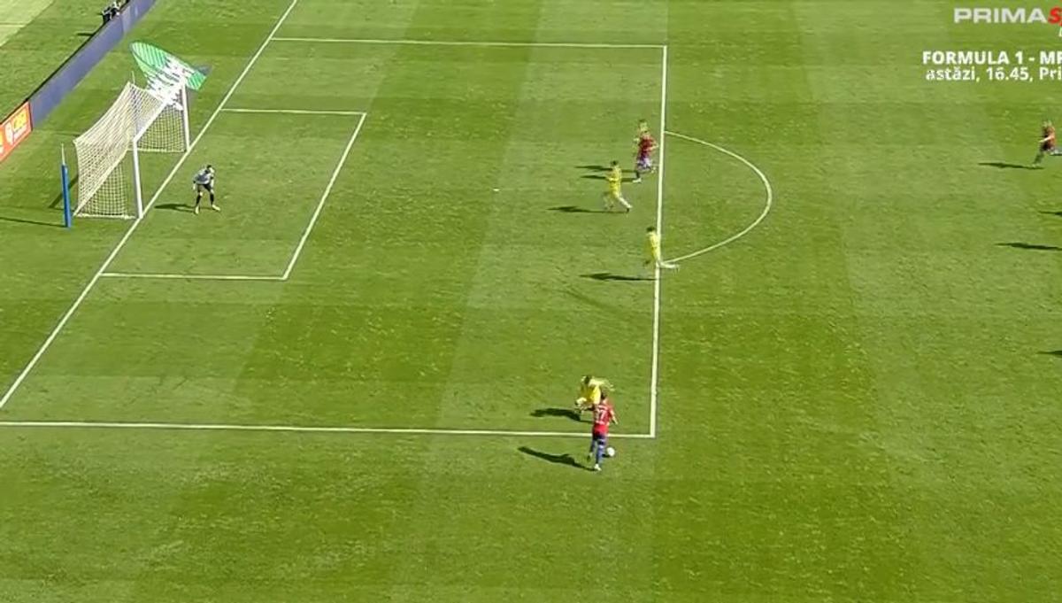 Atanas Trică, gol de PlayStation pentru CSA Steaua! La doar 16 ani, David Matei a reușit un assist genial