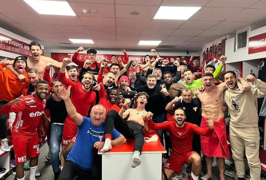 Bucuria celor de la UTA după 3-1 cu FCSB