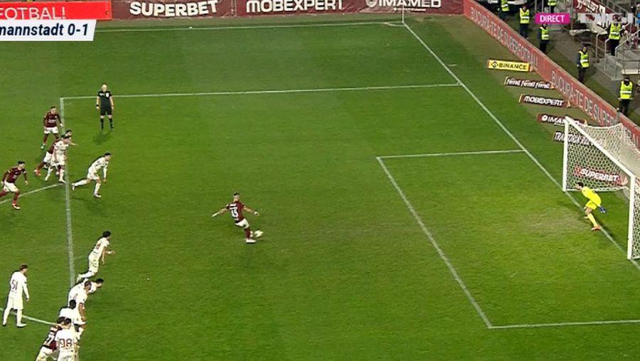 Penalty-ul primit de Rapid în prelungiri trebuia repetat Din țânțar armăsar!