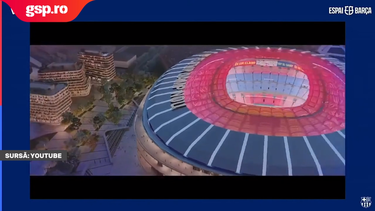 Noul Camp Nou prinde contur! Imagini de pe șantierul stadionului lui FC Barcelona