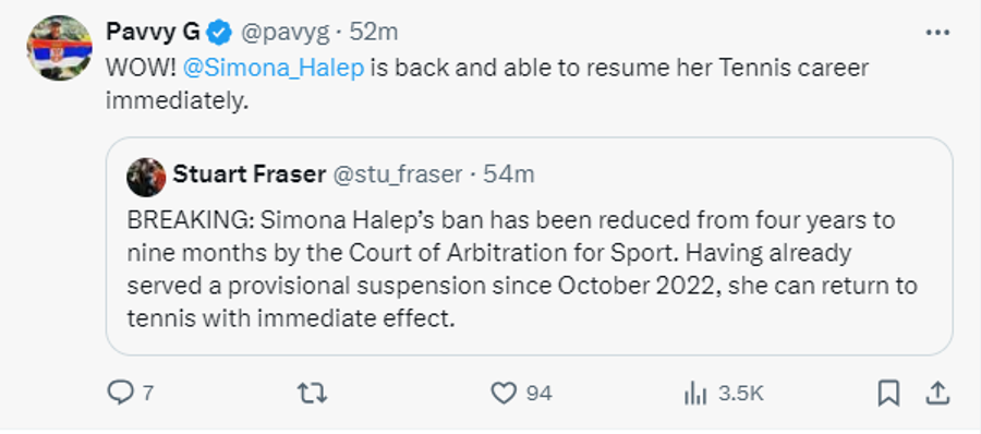 Internetul a luat foc! Val de mesaje de susținere pentru Simona Halep