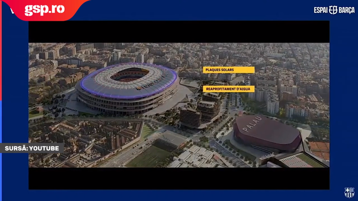 Noul Camp Nou prinde contur! Imagini de pe șantierul stadionului lui FC Barcelona