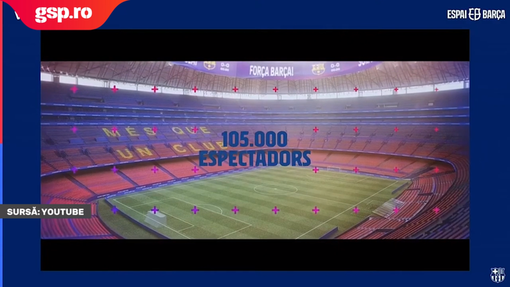 Noul Camp Nou, stadionul Barcelonei, foto: YouTube