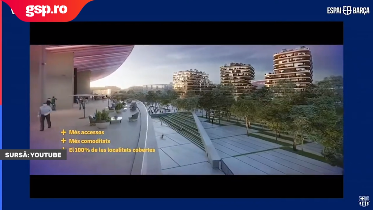 Noul Camp Nou prinde contur! Imagini de pe șantierul stadionului lui FC Barcelona
