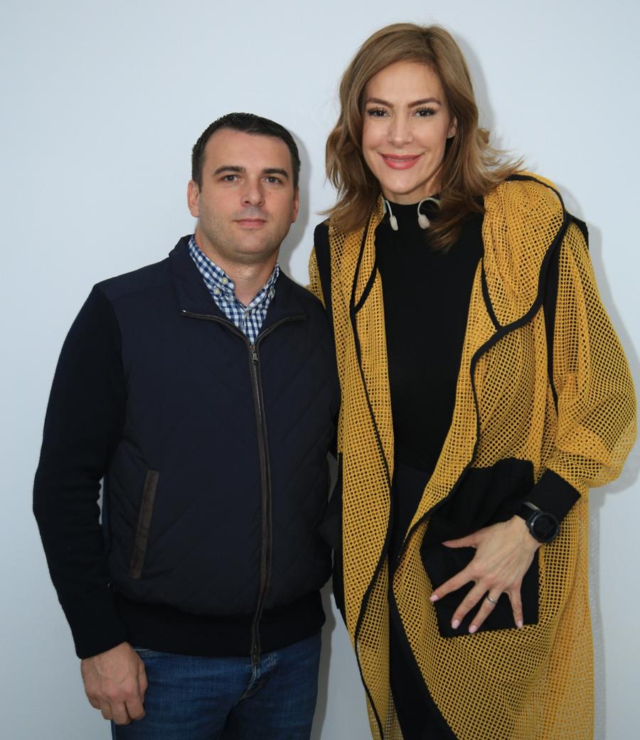 Alexandru Antofie, general manager Meia, și Roxana Ciuhulescu. Așa a început totul Noua pasiune a Roxanei Ciuhulescu: Catchball