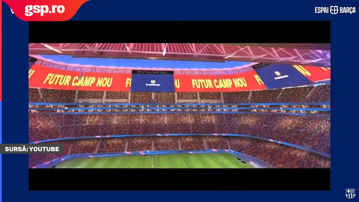 Imagini cu noul Camp Nou, arena Barcelonei