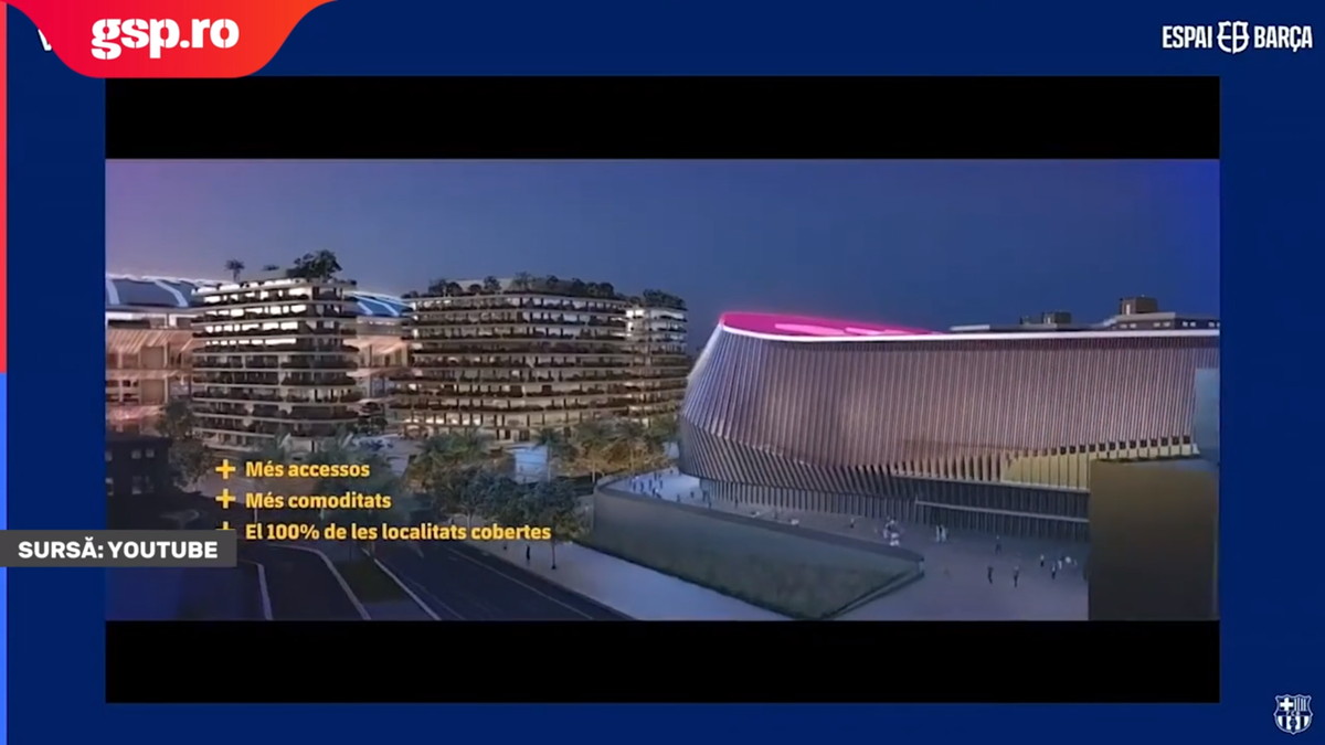 Imagini cu noul Camp Nou, arena Barcelonei