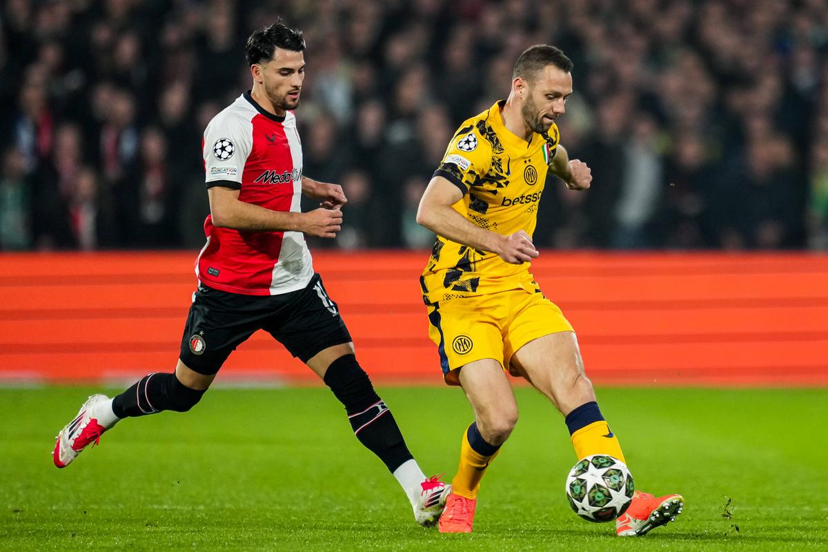 Imagini din meciul Feyenoord - Inter, optimi UCL / 05.03.2025 (foto: Imago)