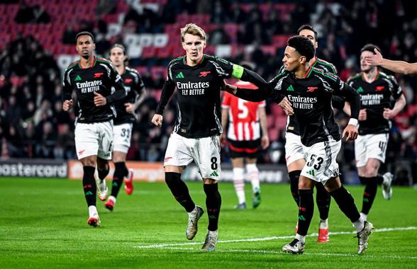 Arsenal stârnește teamă » 6 recorduri înregistrate de „tunari” contra lui Eindhoven!