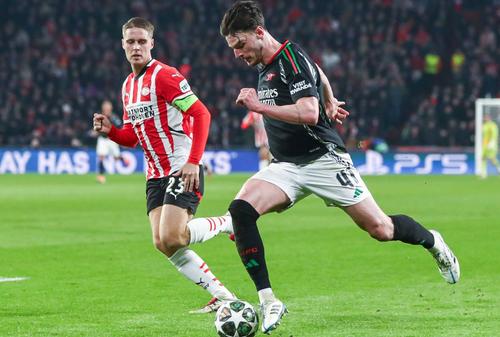 Declan Rice, în marș spre poarta lui Eindhoven / Foto: Imago