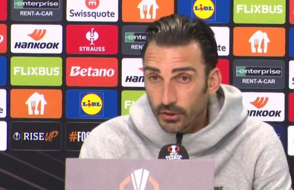 Elias Charalambous a dezvăluit ce i-au urat rapidiștii, înainte de FCSB - Lyon: „Din inimă!”