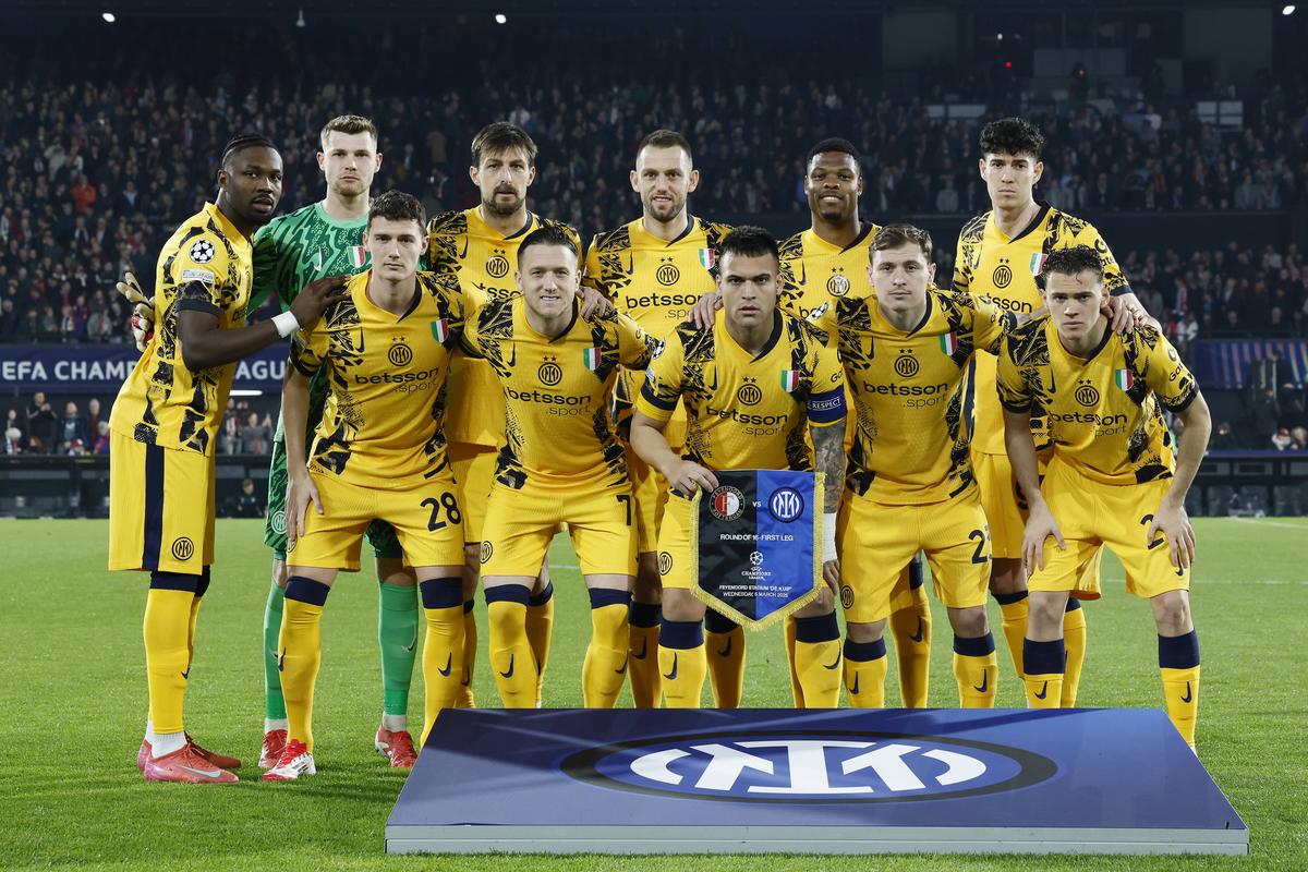 Imagini din meciul Feyenoord - Inter, optimi UCL / 05.03.2025 (foto: Imago)