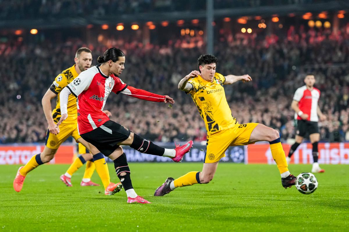 Imagini din meciul Feyenoord - Inter, optimi UCL / 05.03.2025 (foto: Imago)