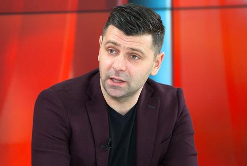 Raul Rusescu în studioul Gazetei, foto: GSP