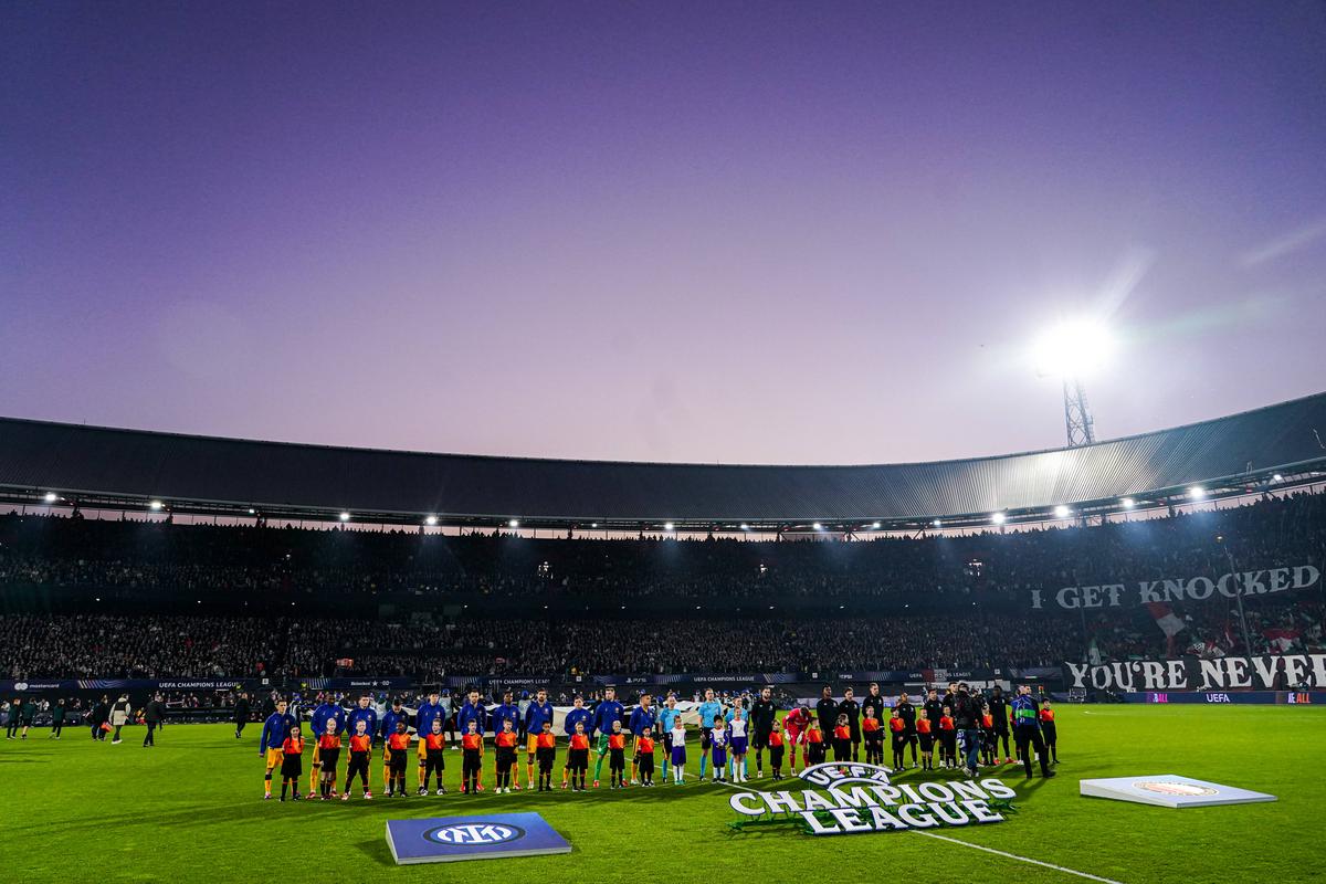 Imagini din meciul Feyenoord - Inter, optimi UCL / 05.03.2025 (foto: Imago)