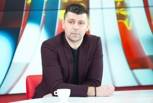 Raul Rusescu în studioul Gazetei, foto: GSP
