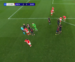 Cartonașul roșu obținut de Cubarsi, în meciul Benfica - Barcelona