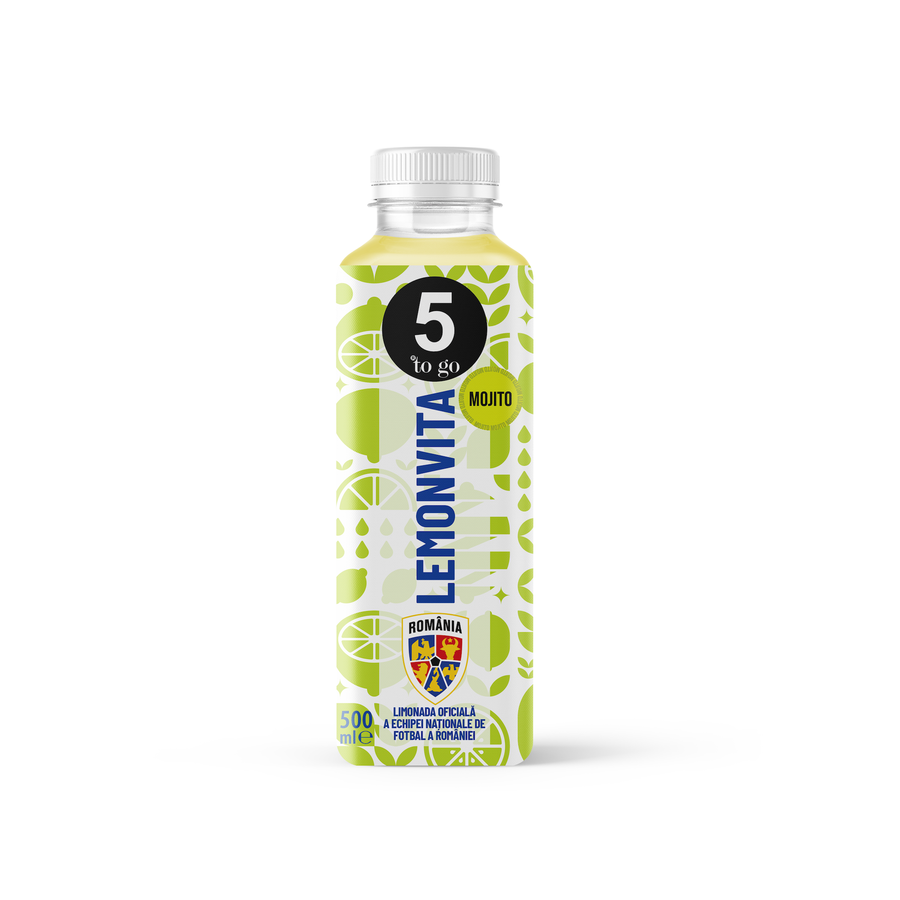 Parteneriatul dintre 5 to go  și FRF se extinde. Lemonvita devine limonada oficială a Echipei Naționale de Fotbal a României