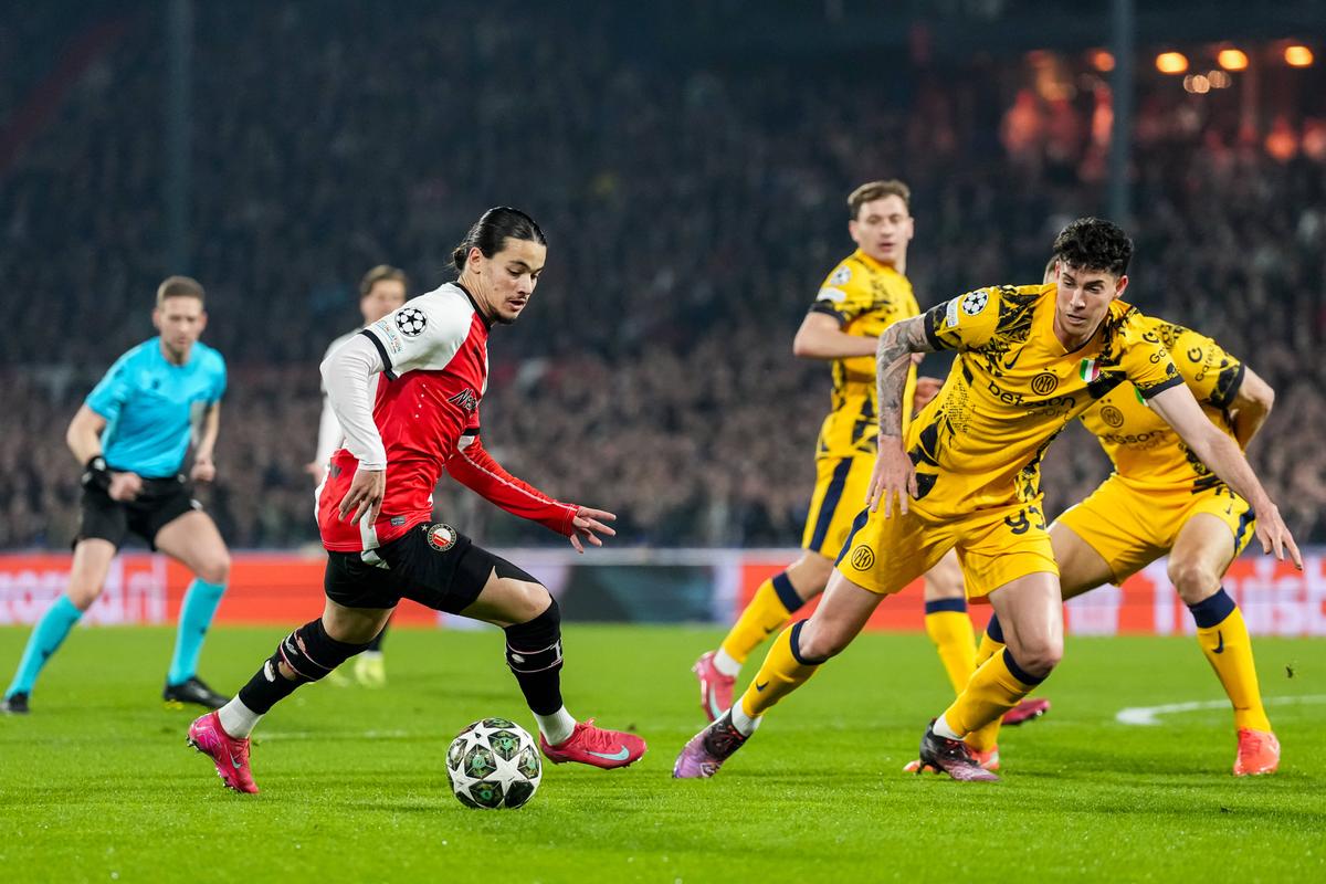 Imagini din meciul Feyenoord - Inter, optimi UCL / 05.03.2025 (foto: Imago)