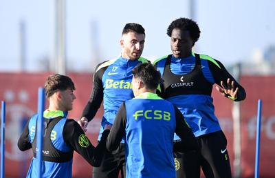 FCSB a susținut ultimul antrenament înaintea meciului cu Lyon » Absențe importante și o revenire așteptată de fani