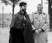 Gică Craioveanu pe platoul de filmare al filmului „Acel martie”